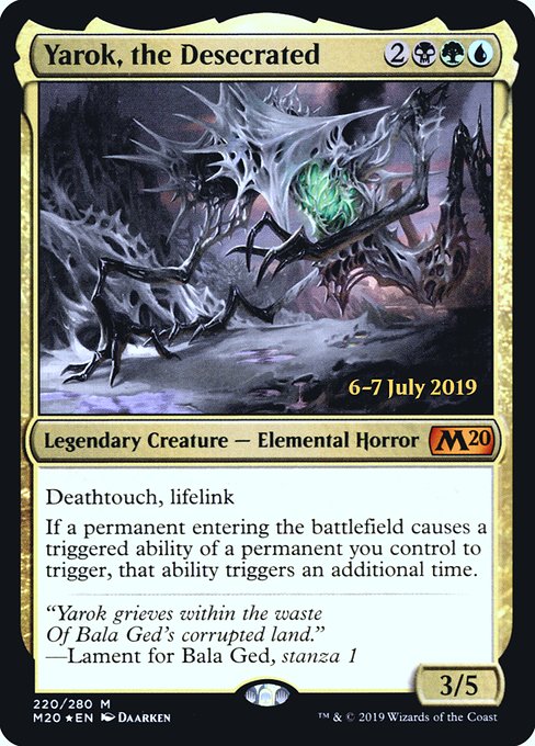Yarok, the Desecrated from Core Set 2020 Promos