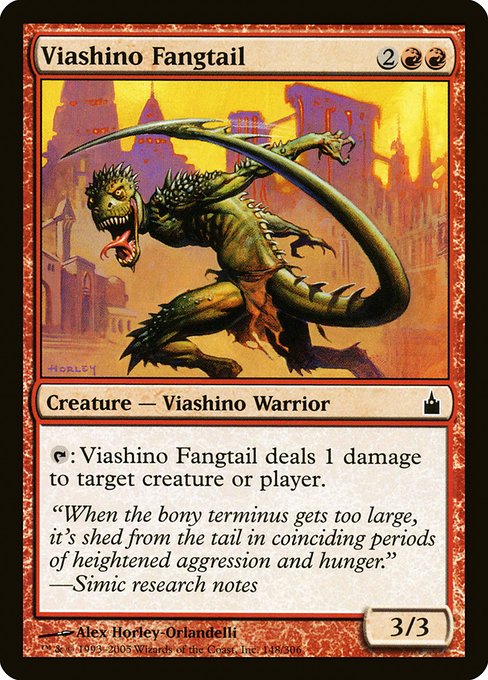 Viashino Fangtail highlighted card art