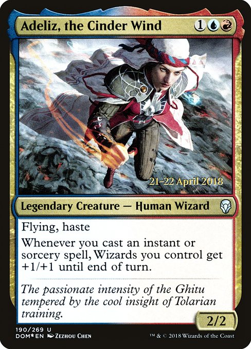 Adeliz, the Cinder Wind from Dominaria Promos
