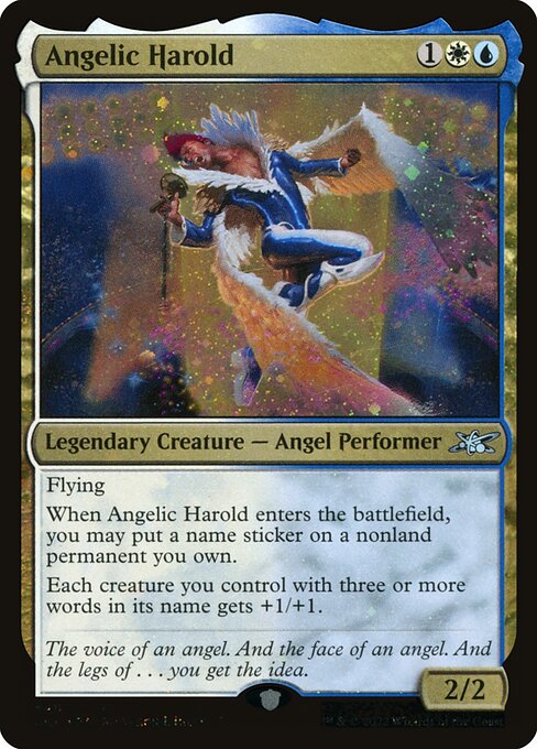 Angelic Harold highlighted card art
