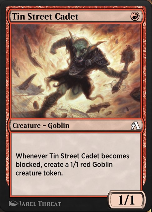 Tin Street Cadet highlighted card art