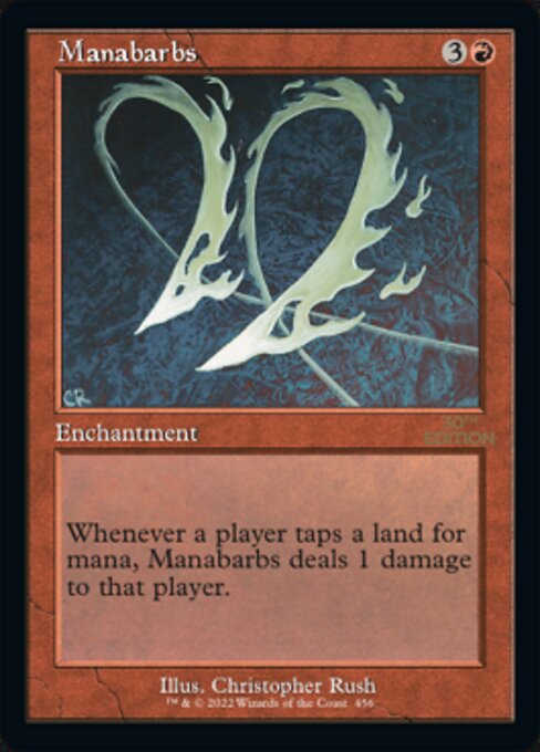 Manabarbs highlighted card art
