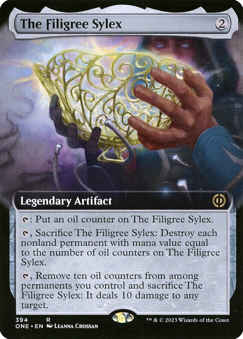 The Filigree Sylex from Phyrexia: All Will Be One