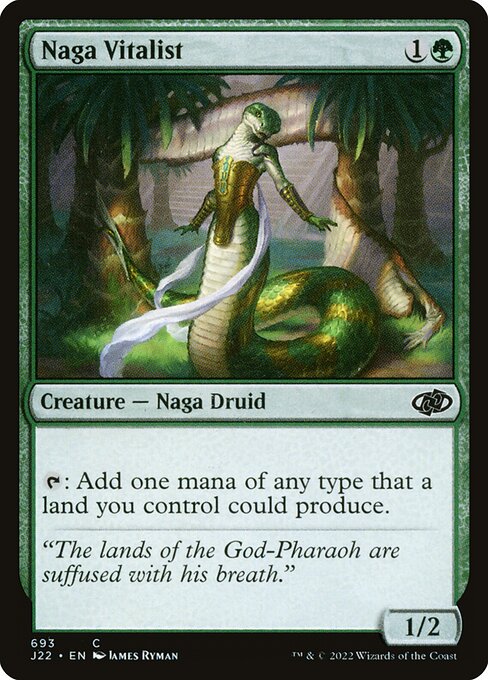 Naga Vitalist highlighted card art