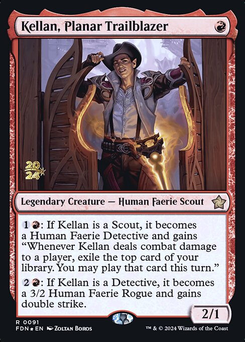 Kellan, Planar Trailblazer from Foundations Promos