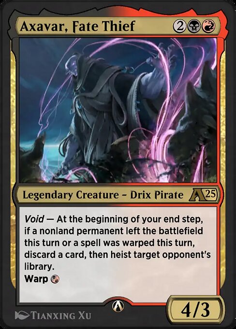 Axavar, Fate Thief highlighted card art