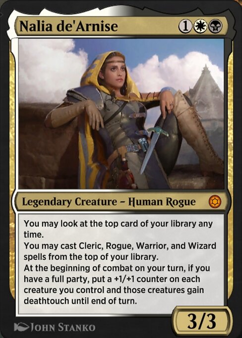 Nalia de'Arnise highlighted card art