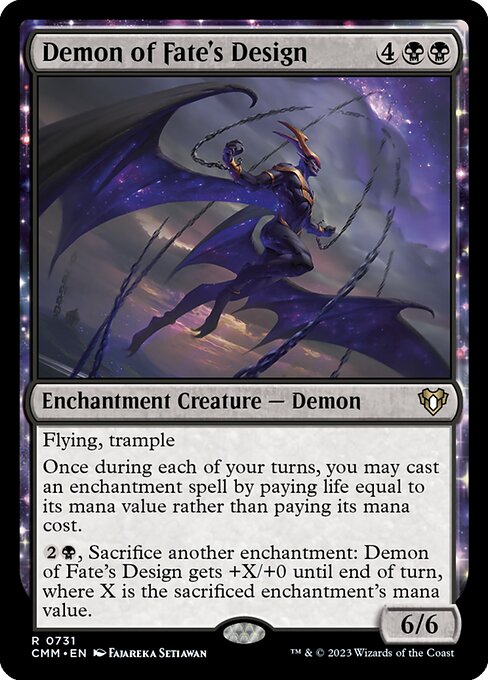 Demon of Fate's Design from Commander Masters
