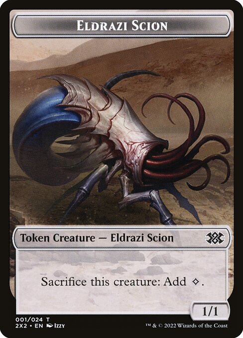 Eldrazi Scion from Double Masters 2022 Tokens