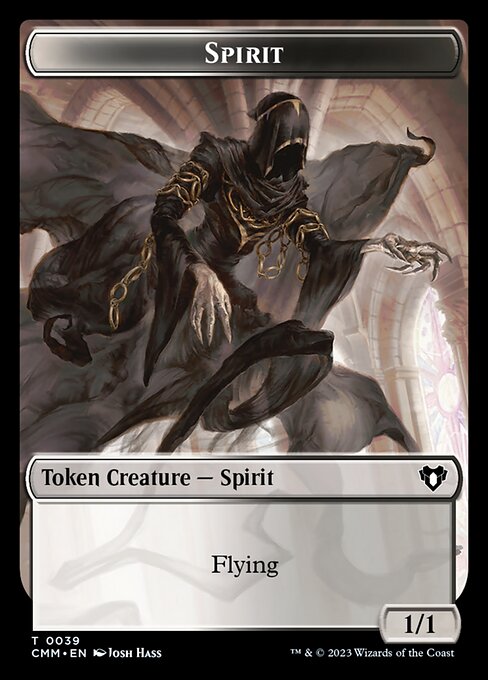 Spirit from Commander Masters Tokens