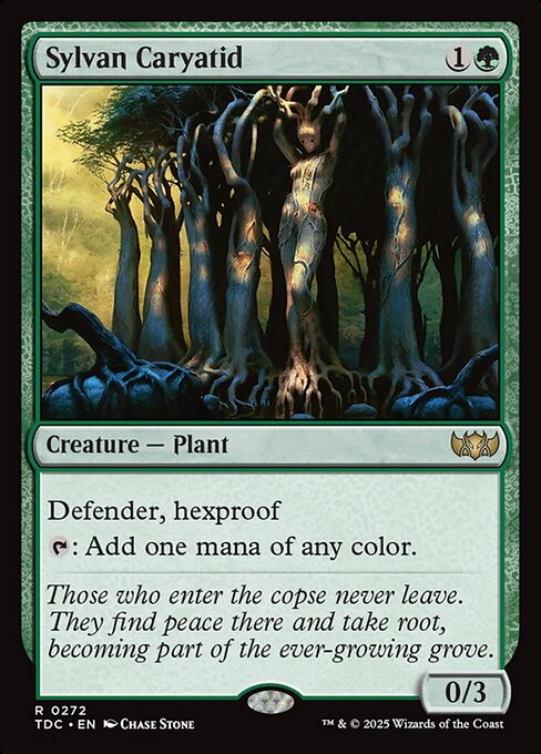 Sylvan Caryatid highlighted card art