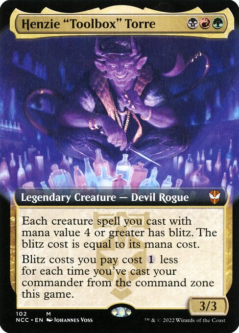 Henzie "Toolbox" Torre from New Capenna Commander