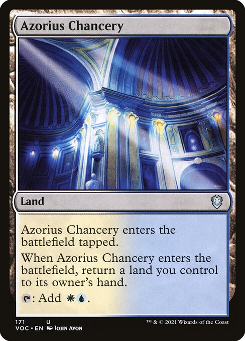 Azorius Chancery from Crimson Vow Commander