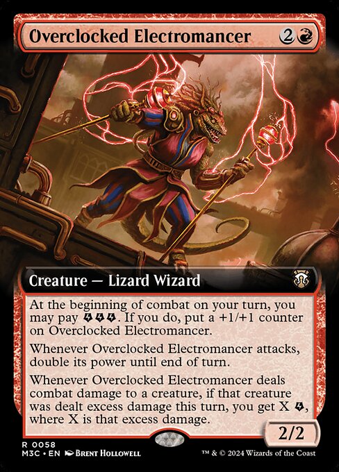Overclocked Electromancer highlighted card art