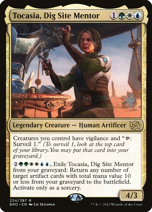 Tocasia, Dig Site Mentor from The Brothers' War Promos