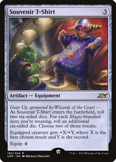 Souvenir T-Shirt highlighted card art