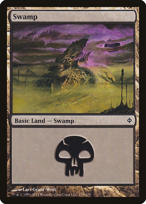 Swamp from New Phyrexia