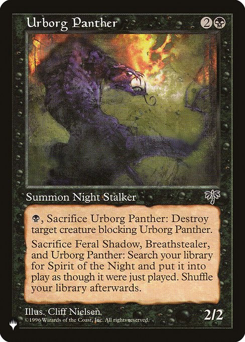 Urborg Panther highlighted card art