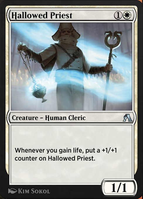Hallowed Priest highlighted card art