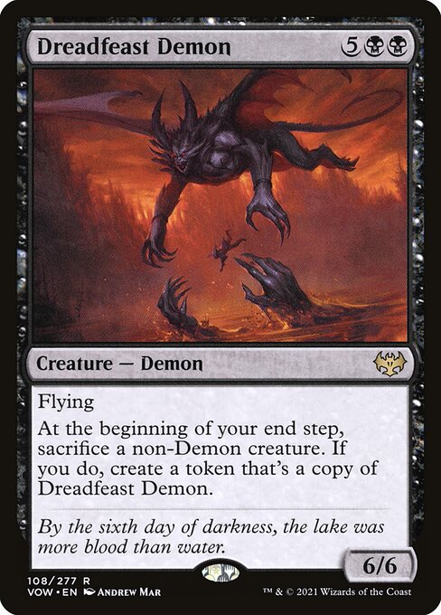 Dreadfeast Demon from Innistrad: Crimson Vow