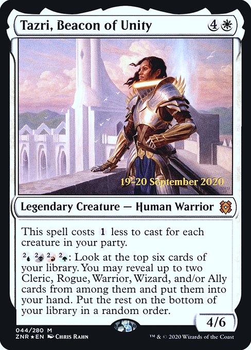 Tazri, Beacon of Unity from Zendikar Rising Promos