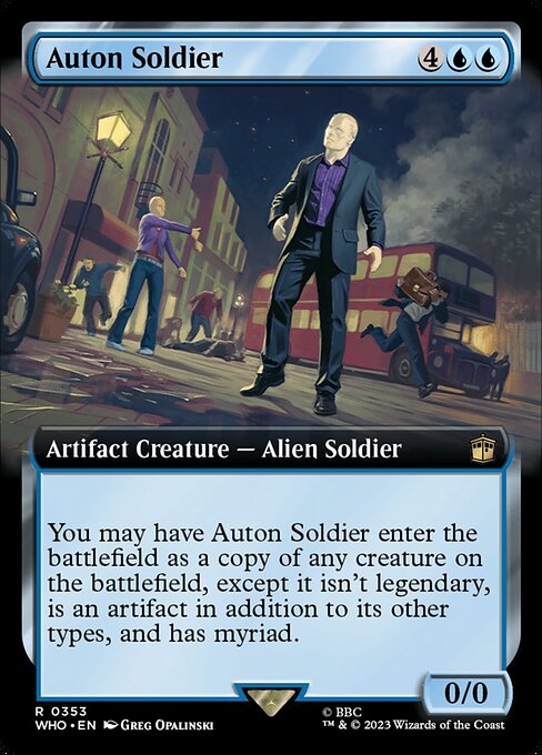 Auton Soldier highlighted card art
