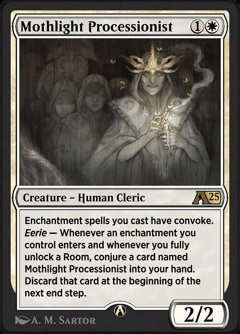Mothlight Processionist highlighted card art