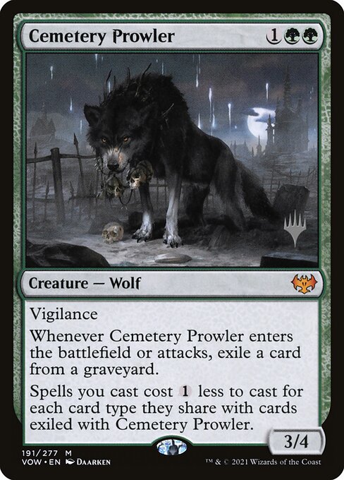 Cemetery Prowler from Innistrad: Crimson Vow Promos
