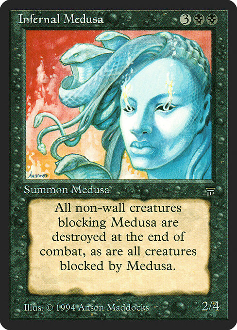 Infernal Medusa highlighted card art