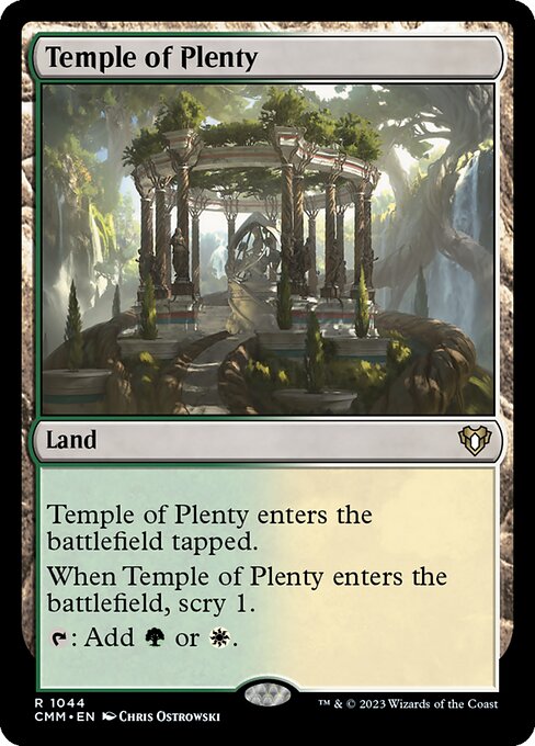 Temple of Plenty from Commander Masters