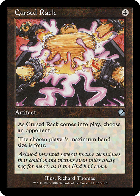 Cursed Rack highlighted card art