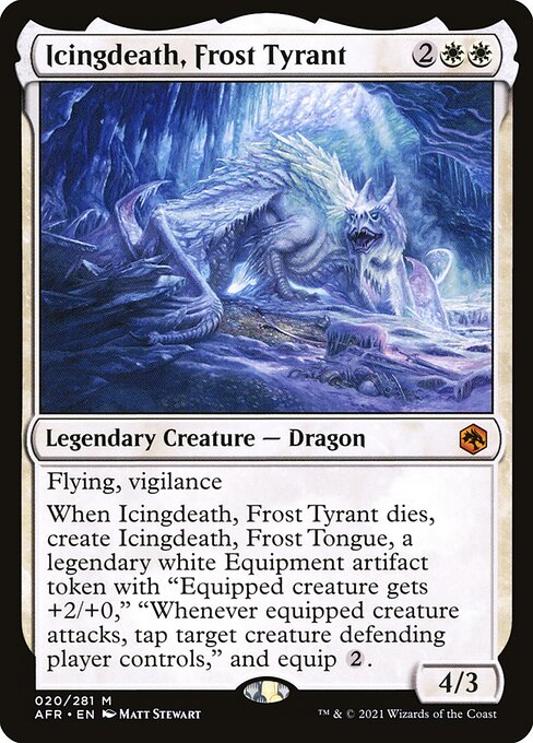 Icingdeath, Frost Tyrant from Adventures in the Forgotten Realms