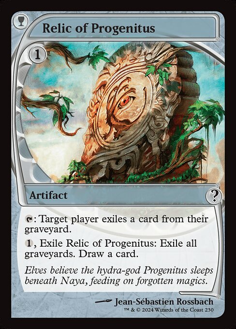 Relic of Progenitus highlighted card art