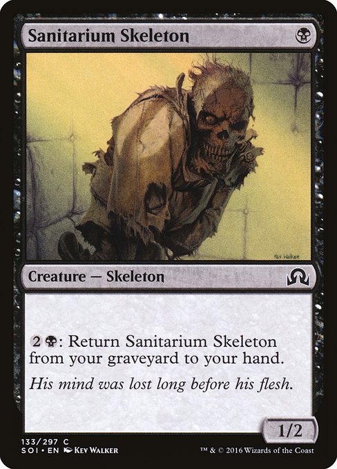 Sanitarium Skeleton from Shadows over Innistrad