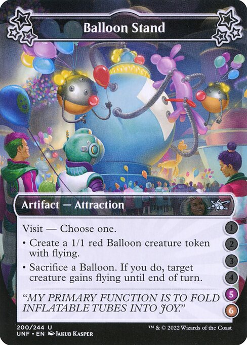 Balloon Stand highlighted card art