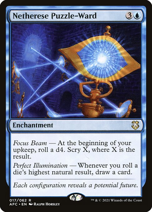 Netherese Puzzle-Ward highlighted card art