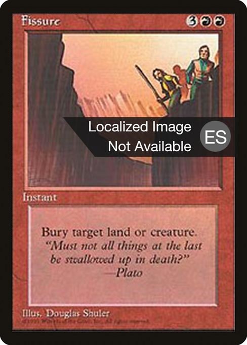 Fissure from Fourth Edition Foreign Black Border