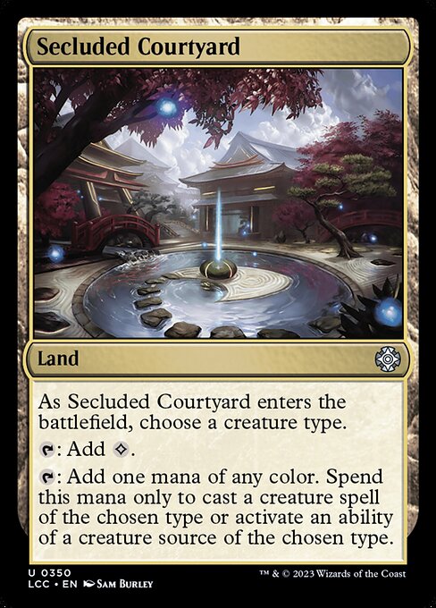Secluded Courtyard from The Lost Caverns of Ixalan Commander
