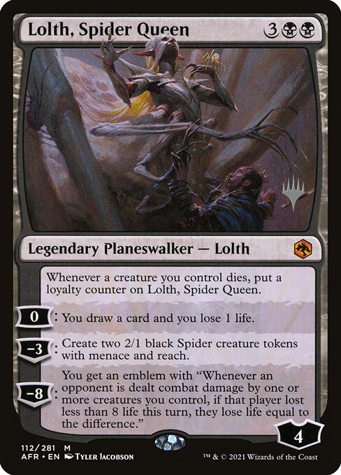 Lolth, Spider Queen from Adventures in the Forgotten Realms Promos
