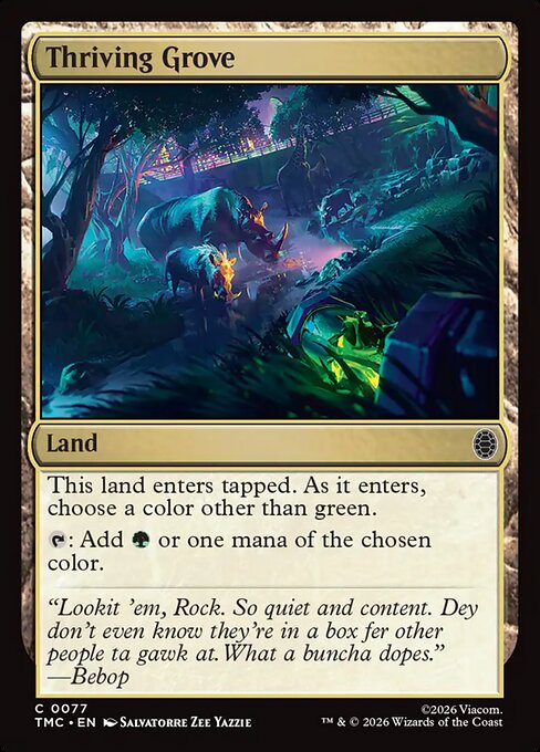 Thriving Grove highlighted card art