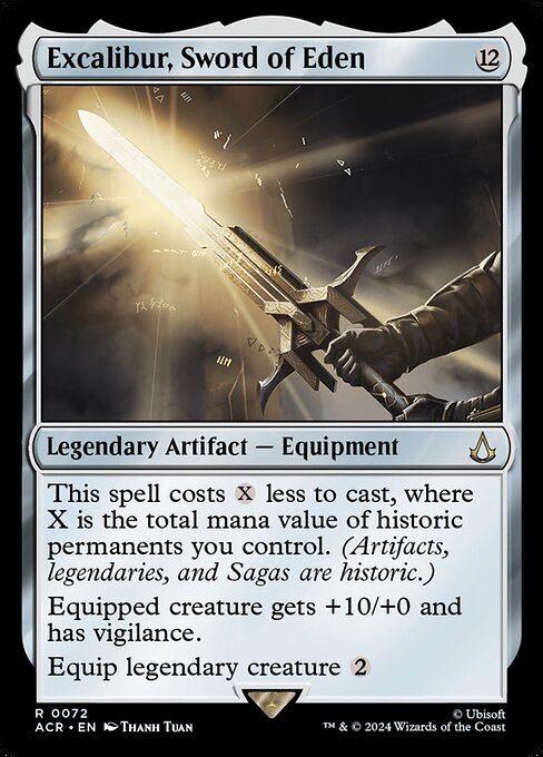 Excalibur, Sword of Eden highlighted card art