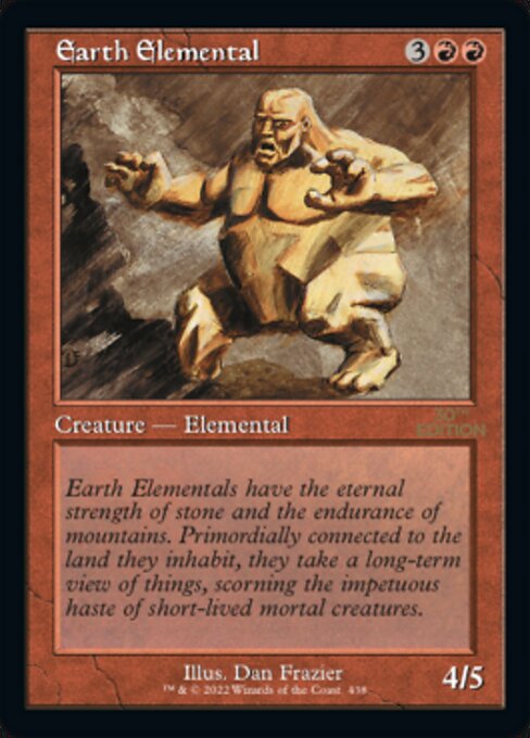 Earth Elemental highlighted card art