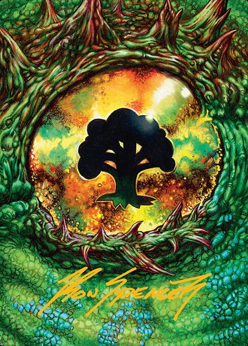 Forest // Forest from Tarkir: Dragonstorm Art Series