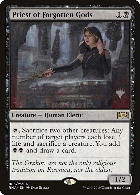 Priest of Forgotten Gods from Ravnica Allegiance Promos
