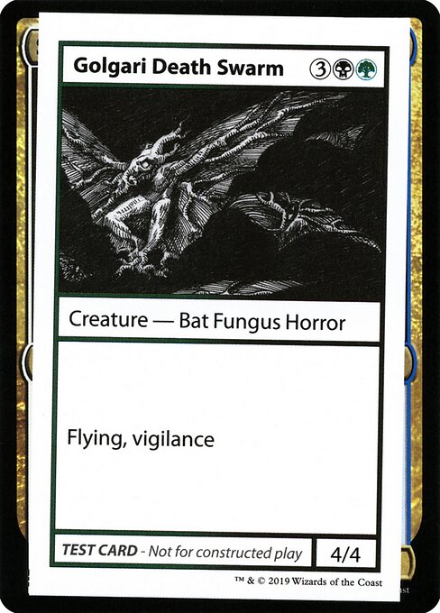 Golgari Death Swarm highlighted card art