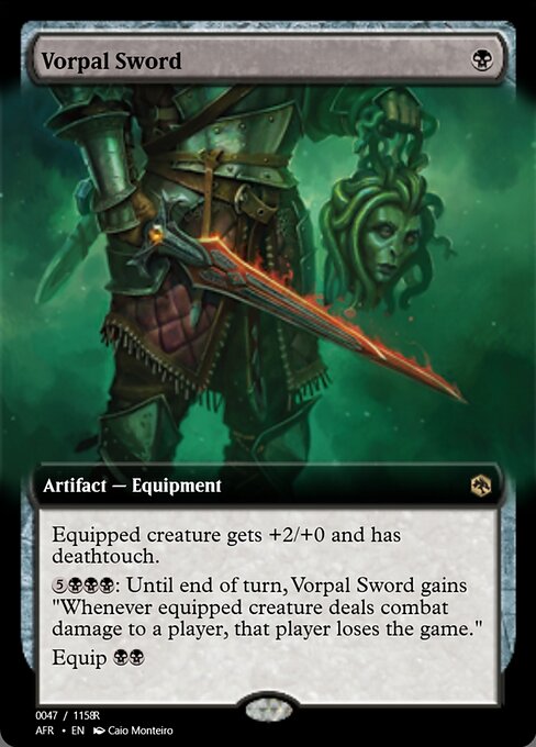 Vorpal Sword highlighted card art