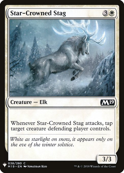 Star-Crowned Stag highlighted card art