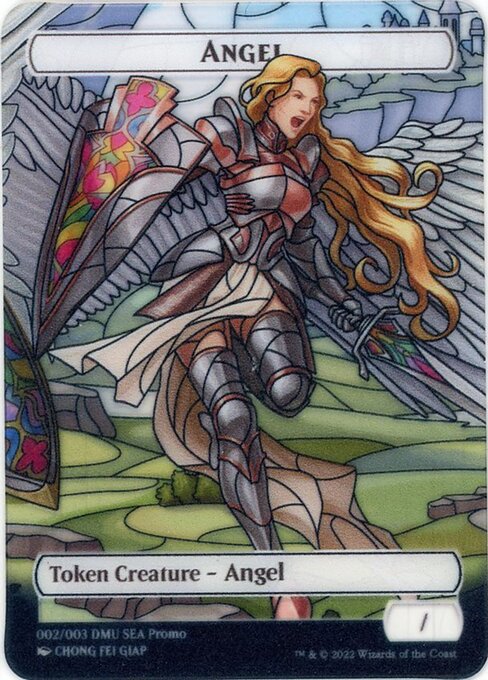 Angel highlighted card art
