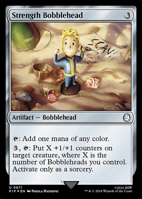 Strength Bobblehead highlighted card art