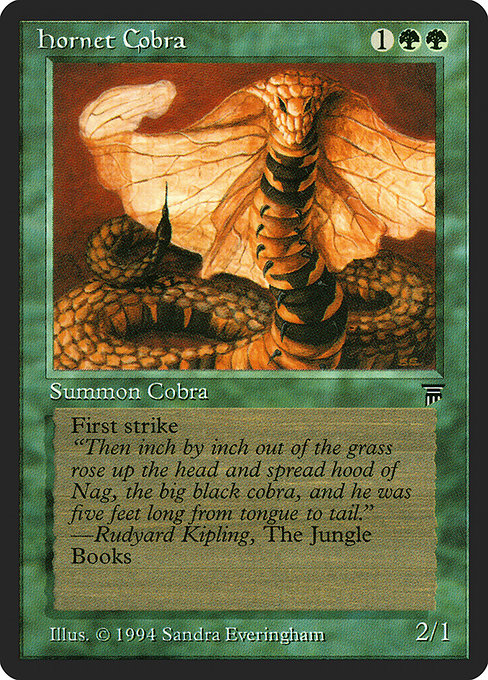 Hornet Cobra highlighted card art